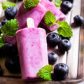 Lavender Honey Blueberry Popsicles