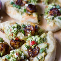 Chipolte Shrimp Guacamole Pizza