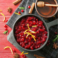 Honey Bourbon Cranberry Sauce