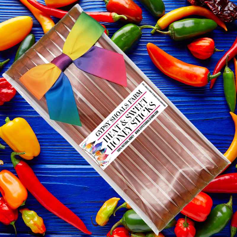 Flavored Honey Sticks Gypsy Shoals Farm