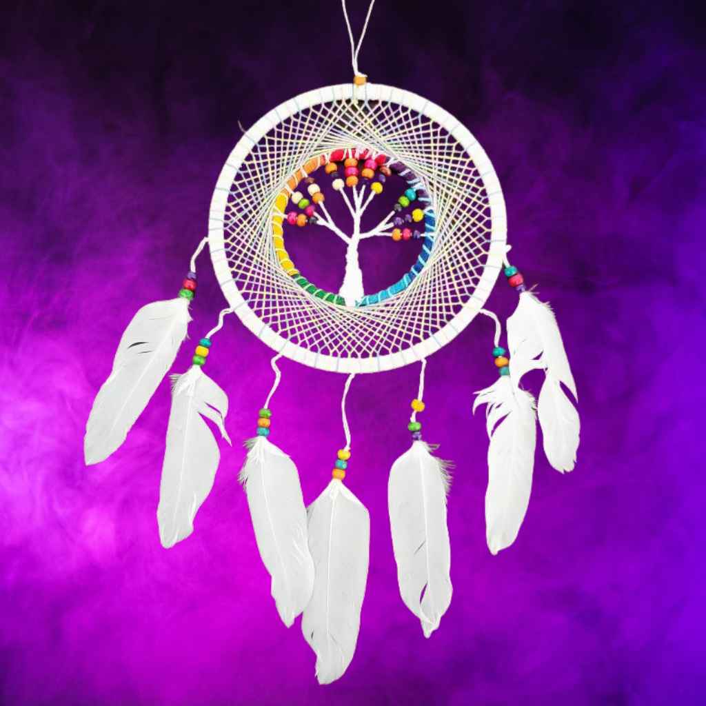 Tree of Life Rainbow Dream Catcher Gypsy Shoals Farm