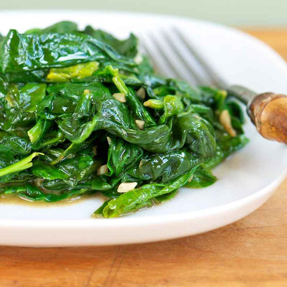 sauteed-spinach-with-honey-garlic-figs-recipe