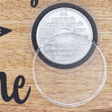 AA chip holder wood box recovery gifts serenity prayer alcoholics anonymous