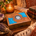 dreamcatcher-wood-sobriety-chip-holder-recovery-god-box-turquoise-inlay