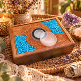 dreamcatcher-wood-sobriety-chip-holder-recovery-god-box-turquoise-inlay