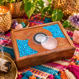 dreamcatcher-wood-sobriety-chip-holder-recovery-god-box-turquoise-inlay