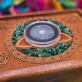 wood-relief-etched-twelve-step-recovery-chip-holder-triquetra-god-box-aventurine-inlay