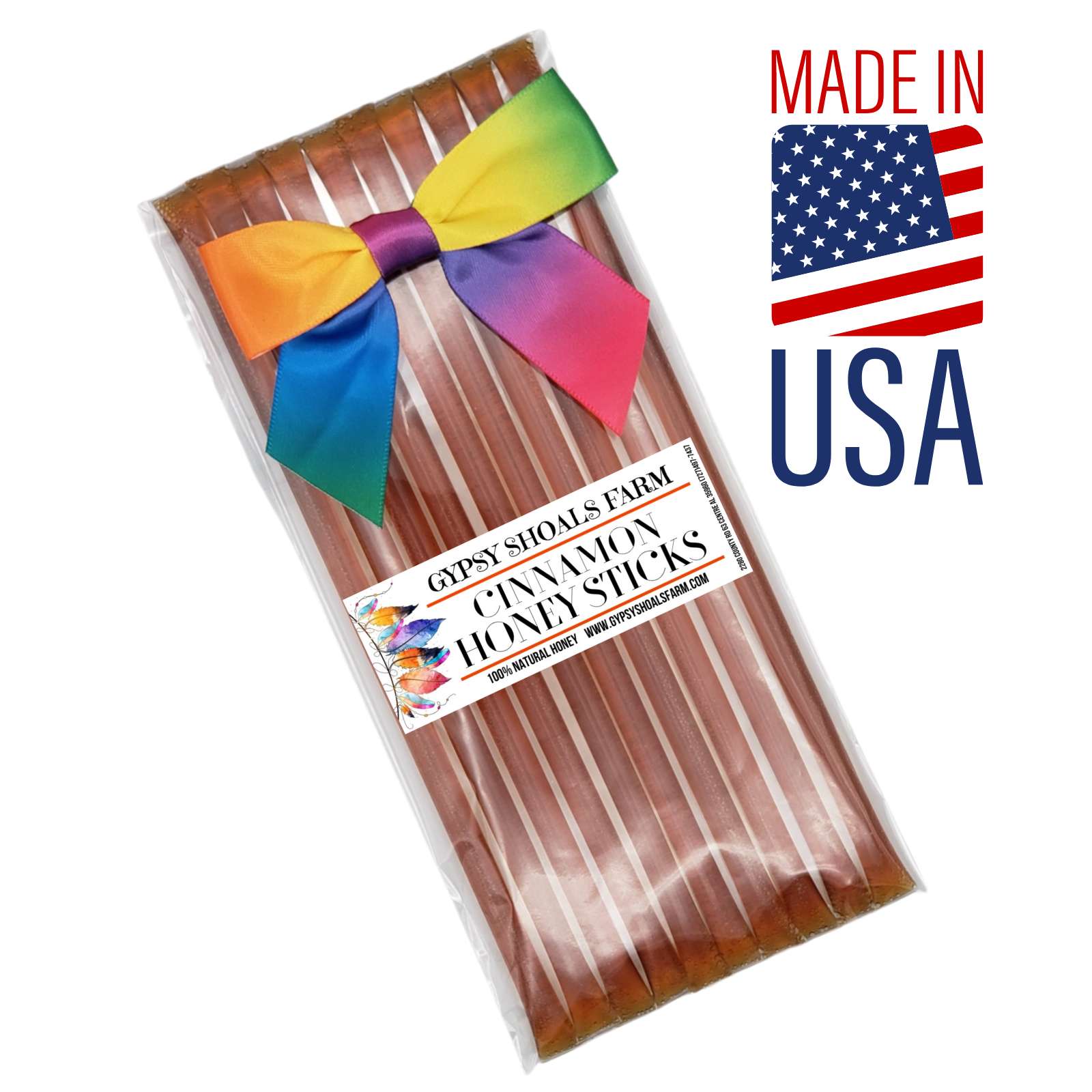 Cinnamon Infused Honey Sticks | Gypsy Shoals Farm
