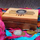 hinged recovery chip holder sobriety god box AA birthday