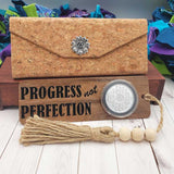 progress-not-perfection-AA-chip-holder-wood-recovery-bookmark