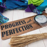 progress-not-perfection-AA-chip-holder-wood-recovery-bookmark