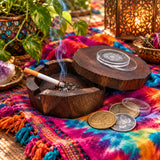 recovery-gift-AA-ash-tray-chip-holder-wood-box