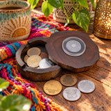 Hand-Carved Recovery Chip Holder Ashtray